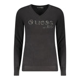Guess Jeans Black Viscose Women Sweater